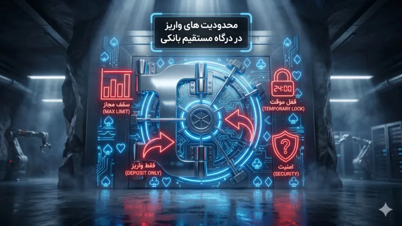 محدودیت‌ های واریز در سایت شرط بندی با درگاه مستقیم بانکی