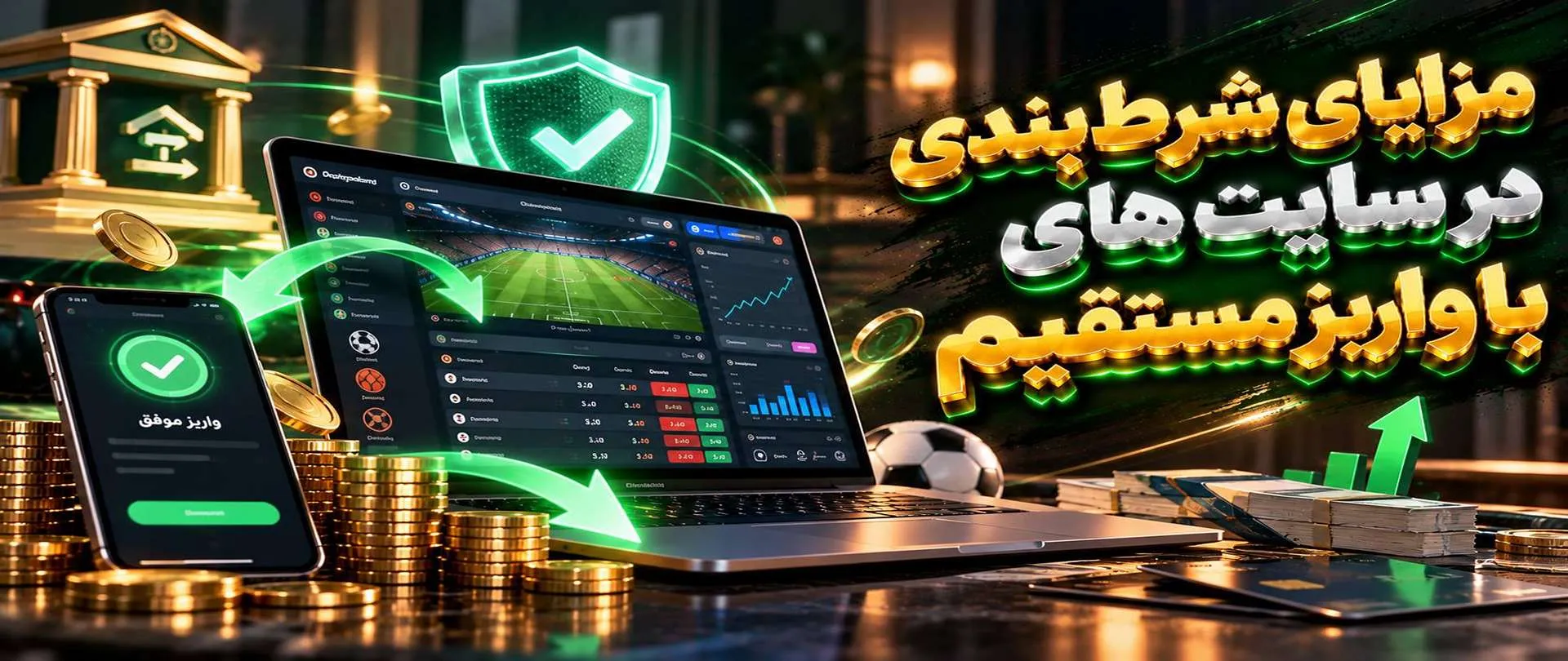 مزایای شرط بندی در سایت های با واریز مستقیم